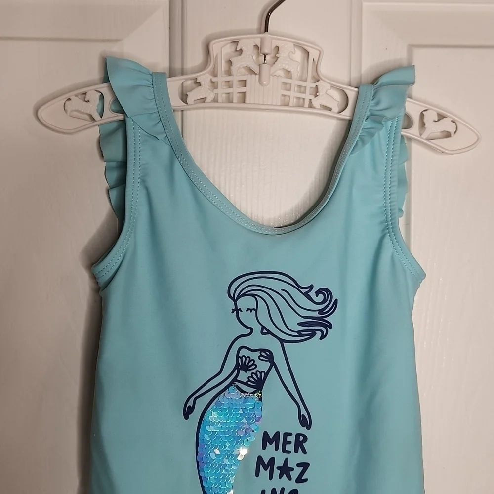 𝅺OSHKOSH B'Gosh Mermaid Swimsuit Size 4